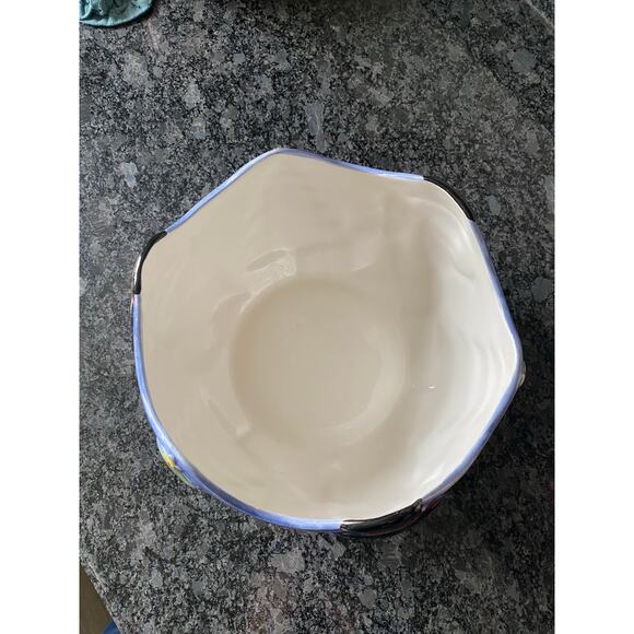 The Sweet Shoppe Christmas By Sango Centerpiece Bowl Snowman & Trees- 8.5" - Picture 2 of 5